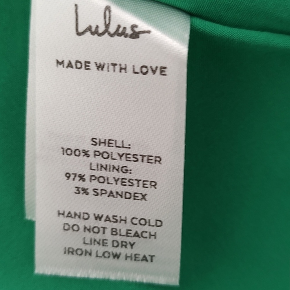 Lulus Daytime Darling Dress Color Green Style Mini Ruffle - Picture 2 of 7